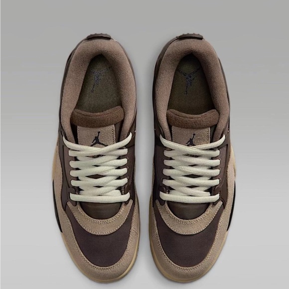 AIR JORDAN 4 RM IRONSTONE/MEDIUM OLIVE-BAROQUE BROWN FQ7939-022-SIZE 9.5 main image 9